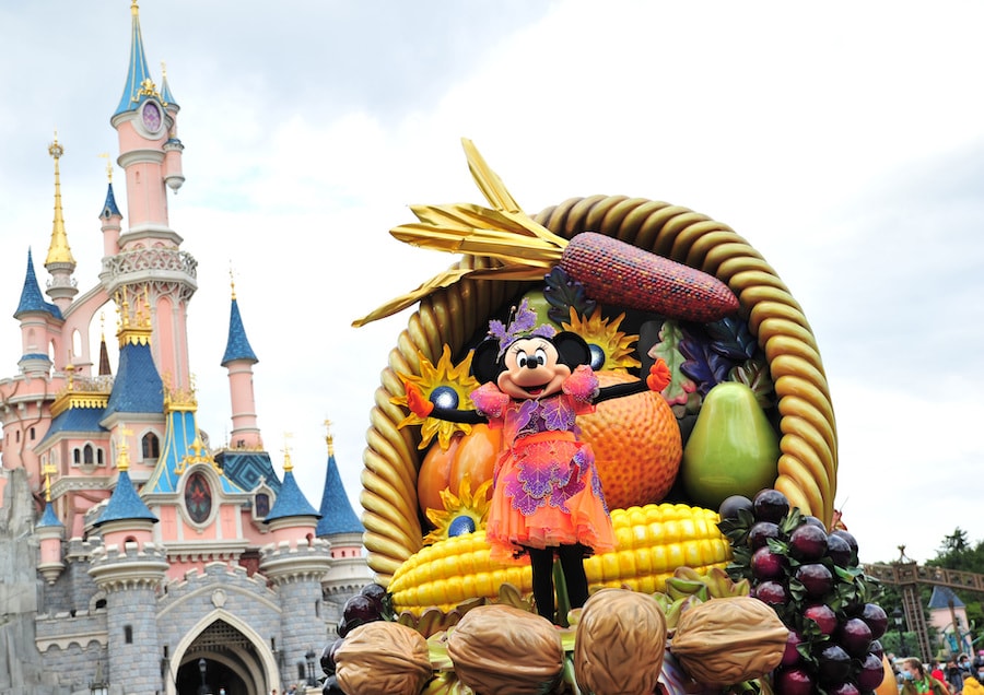 Halloween at Disney Parks - Minnie Mouse on a float in the "Mickey’s Halloween Celebrations" at Disneyland Paris
