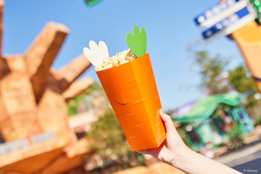 Corn-flavored popcorn from Hopps Family Farm coming to Zootopia at Shanghai Disney Resort on Dec. 20, 2023 