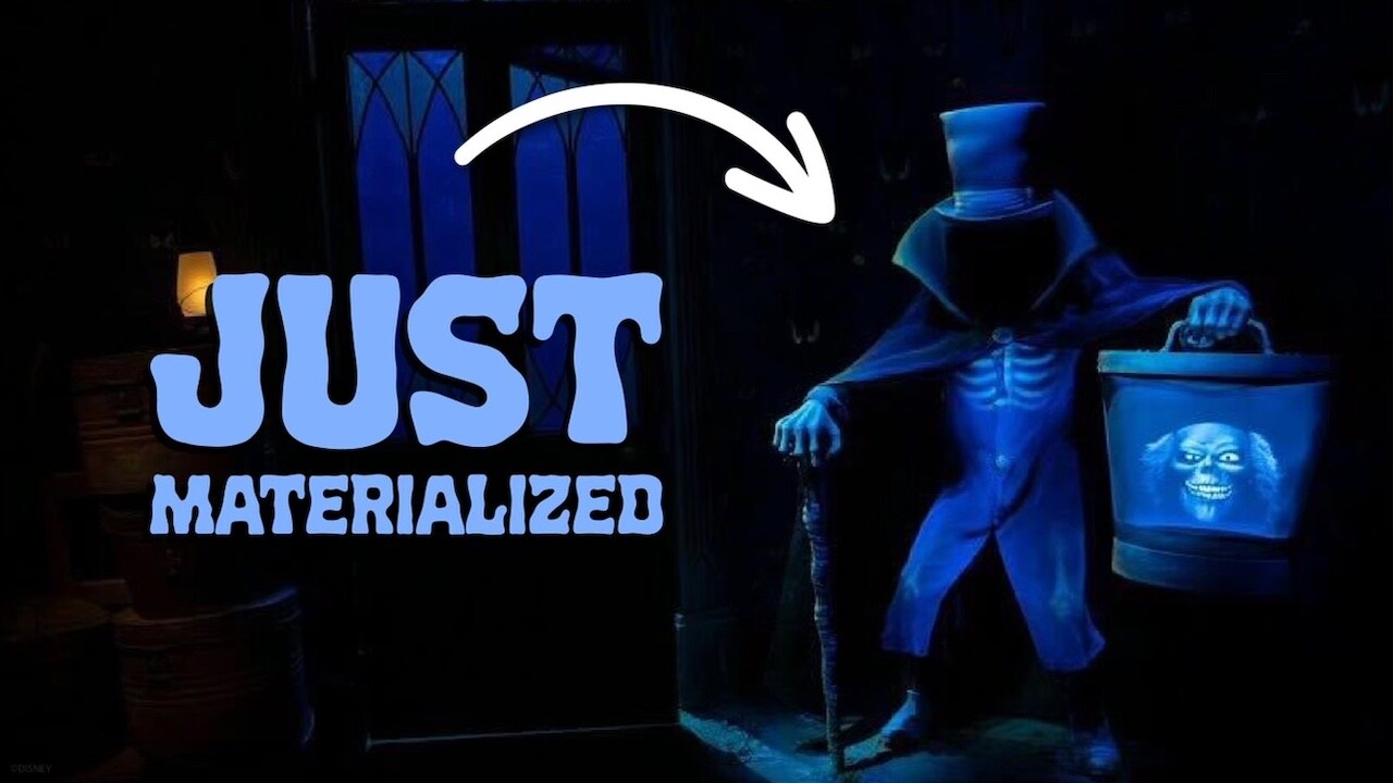 Hatbox Ghost at the Haunted Mansion at Walt Disney World