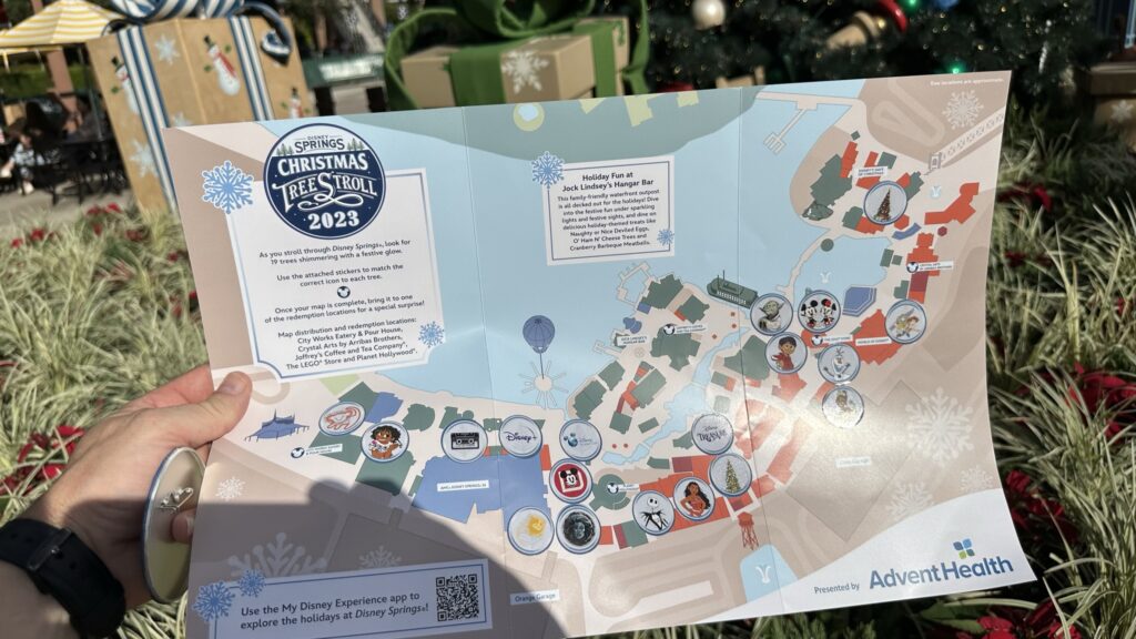 Disney Springs Christmas Tree Stroll 2023