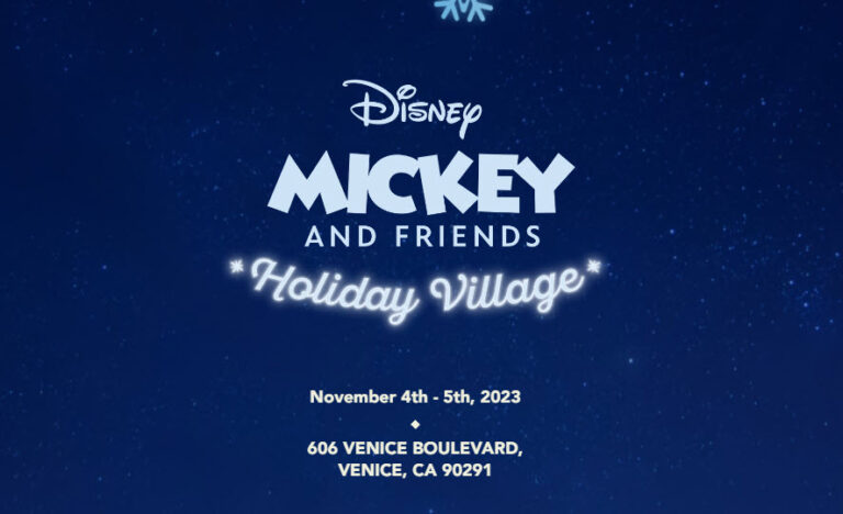 Disney’s Mickey & Friends Holiday Village Kicks Off With A Festive Celebration in Los Angeles