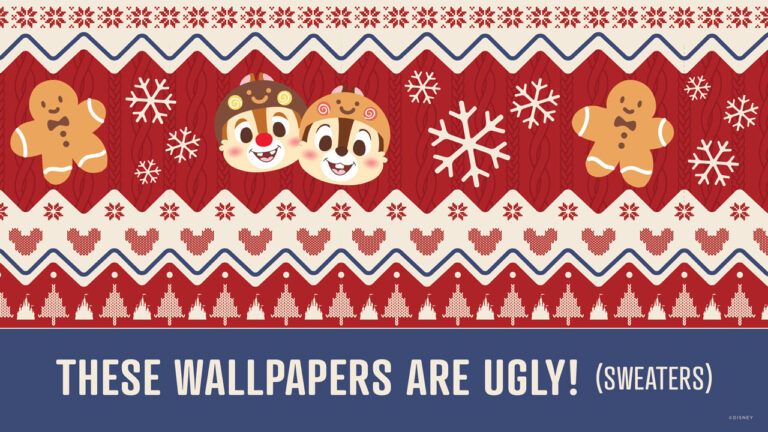 5 New Disney Ugly Christmas Sweater Wallpapers to Warm Your Screen