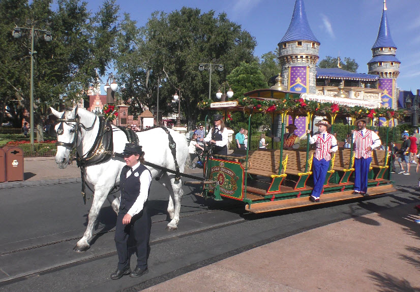 Walt Disney World's Dapper Dans Take a Festive Ride Down Main Street USA | Happy Holidays 2023