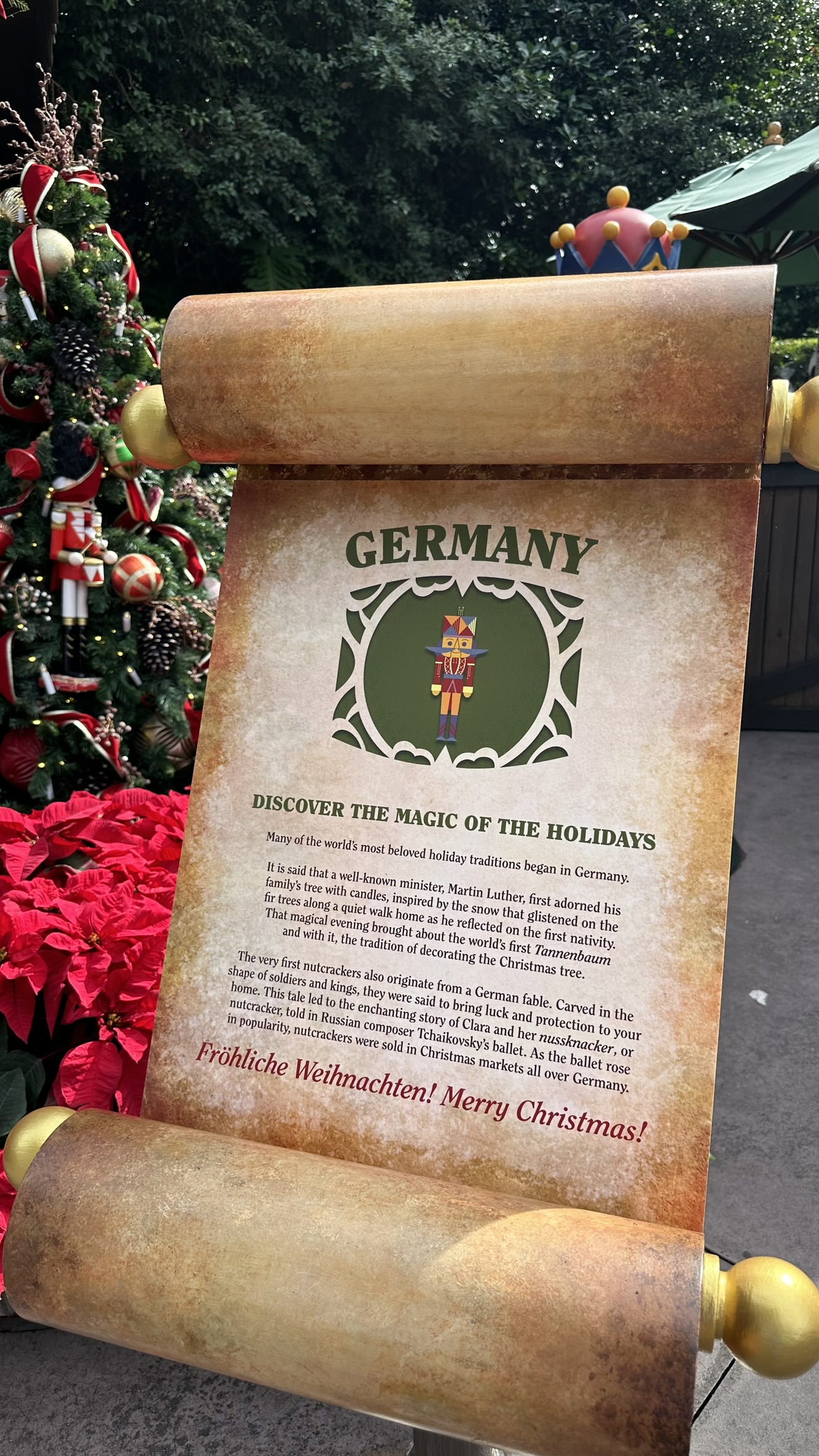 Whisky Denker at the Germany Gazebo Epcot Festival of the Holidays 2023