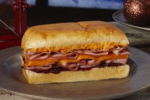 Earl of Sandwich Holiday Ham sandwich 2023