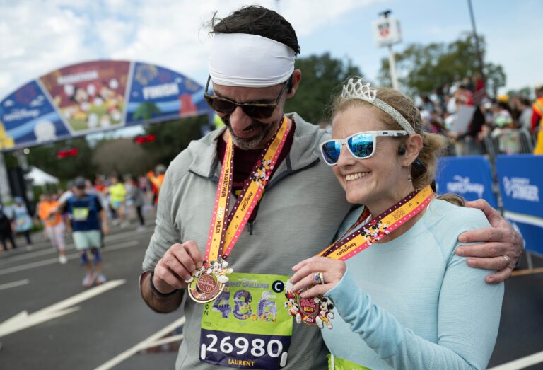 Charlotte Area Runner Who is Blind Completes “Dopey Challenge” During Walt Disney World Marathon Weekend