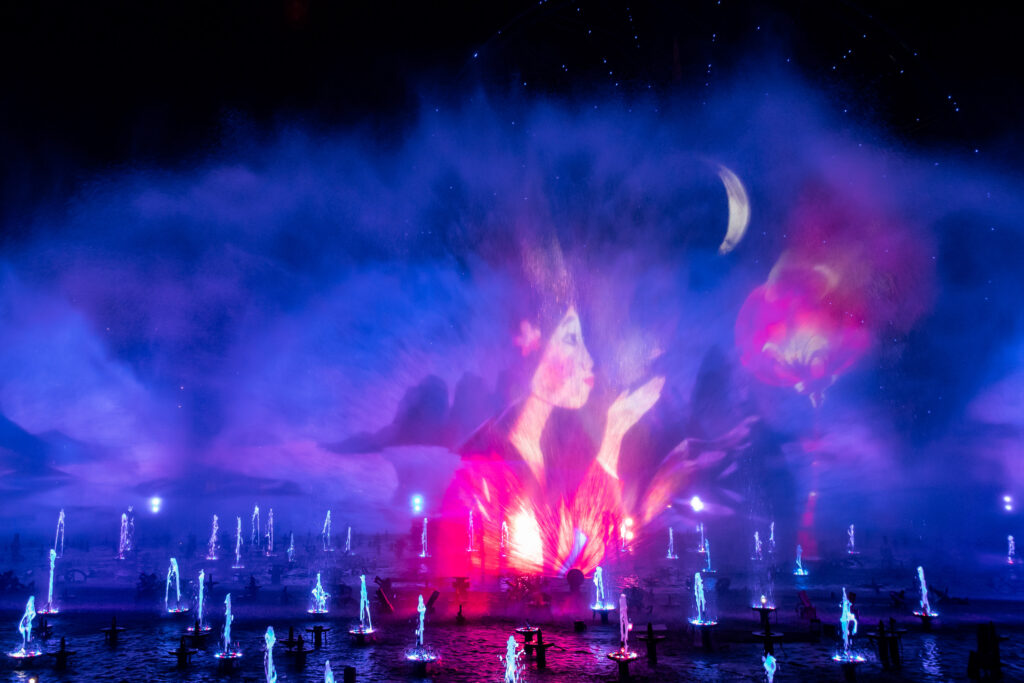 “Hurry Home – A Lunar New Year Celebration” returns, presented before “World of Color – ONE” in Disney California Adventure Park in Anaheim, Calif., as part of Lunar New Year from Jan. 23-Feb. 18, 2024. This heartwarming nighttime water show tells the tale of a little lantern’s quest to reunite with family for the annual celebration of good luck and fortune. The Lunar New Year celebration at Disney California Adventure Park plays a joyous tribute to Chinese, Korean and Vietnamese cultures. (Joshua Sudock/Disneyland Resort)