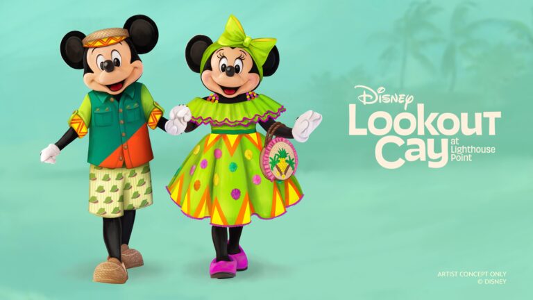 Mickey and Minnie Debut Bahamian-Inspired Designer Outfits Exclusively for Disney Lookout Cay at Lighthouse Point