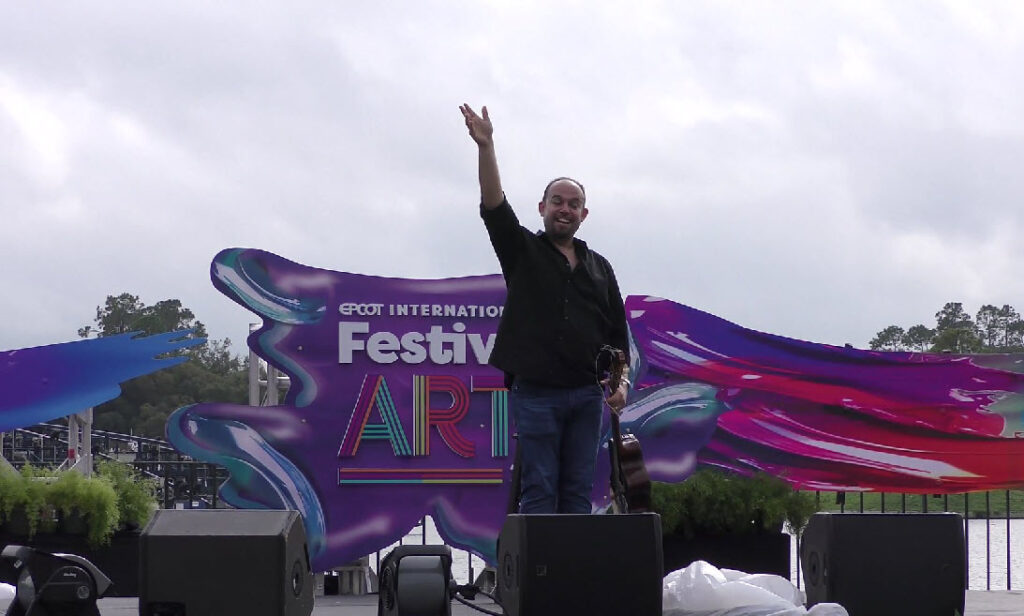 The Mesmerizing Guitar Skills of Nichols Marks at the Epcot Festival of Arts 2024