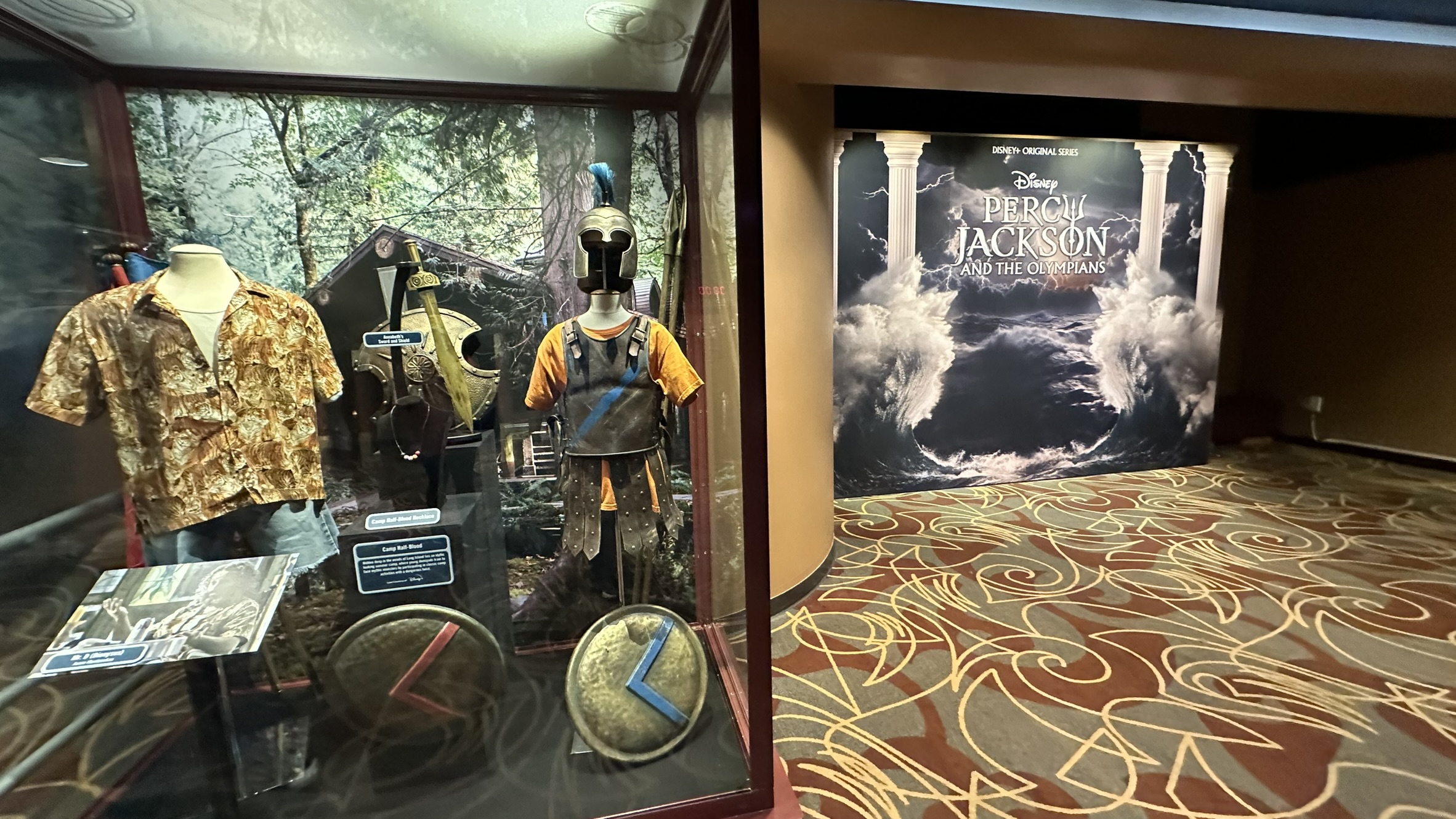 Percy Jackson and the Olympians Display at Hollywood Studios February 2024