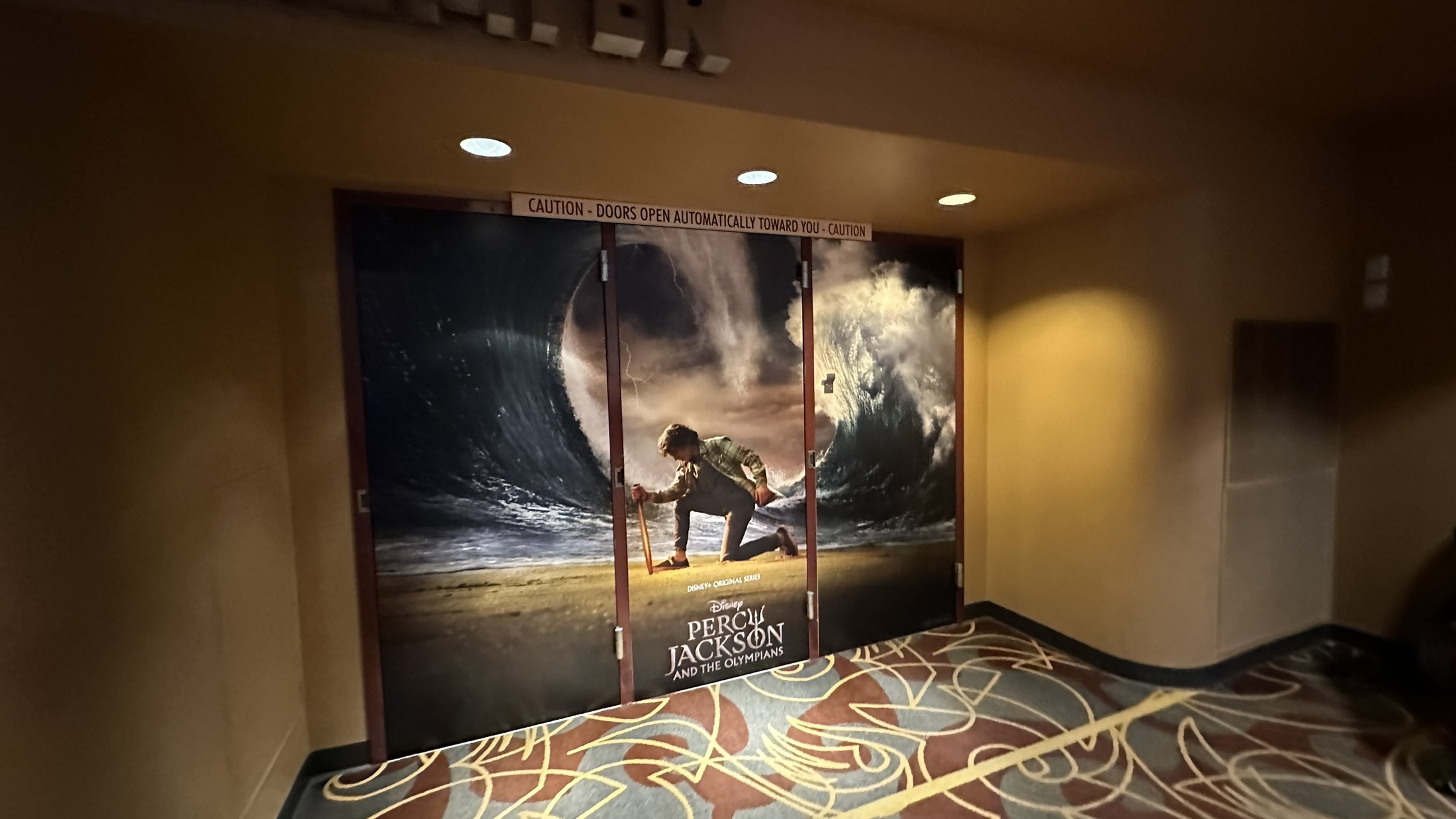 Percy Jackson and the Olympians Display at Hollywood Studios February 2024