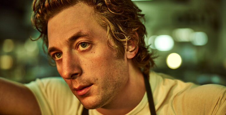 A close-up of Jeremy Allen White in FX