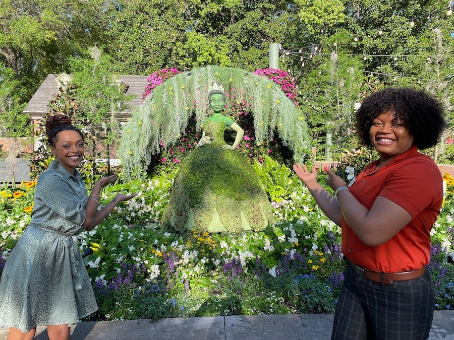 Princess Tiana topiary at EPCOT International Flower & Garden Festival, Walt Disney World Resort 