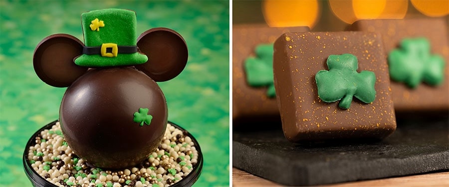 Image of Pot O’ Gold Mousse and Lucky Clover Cupcake (Plant-based) 