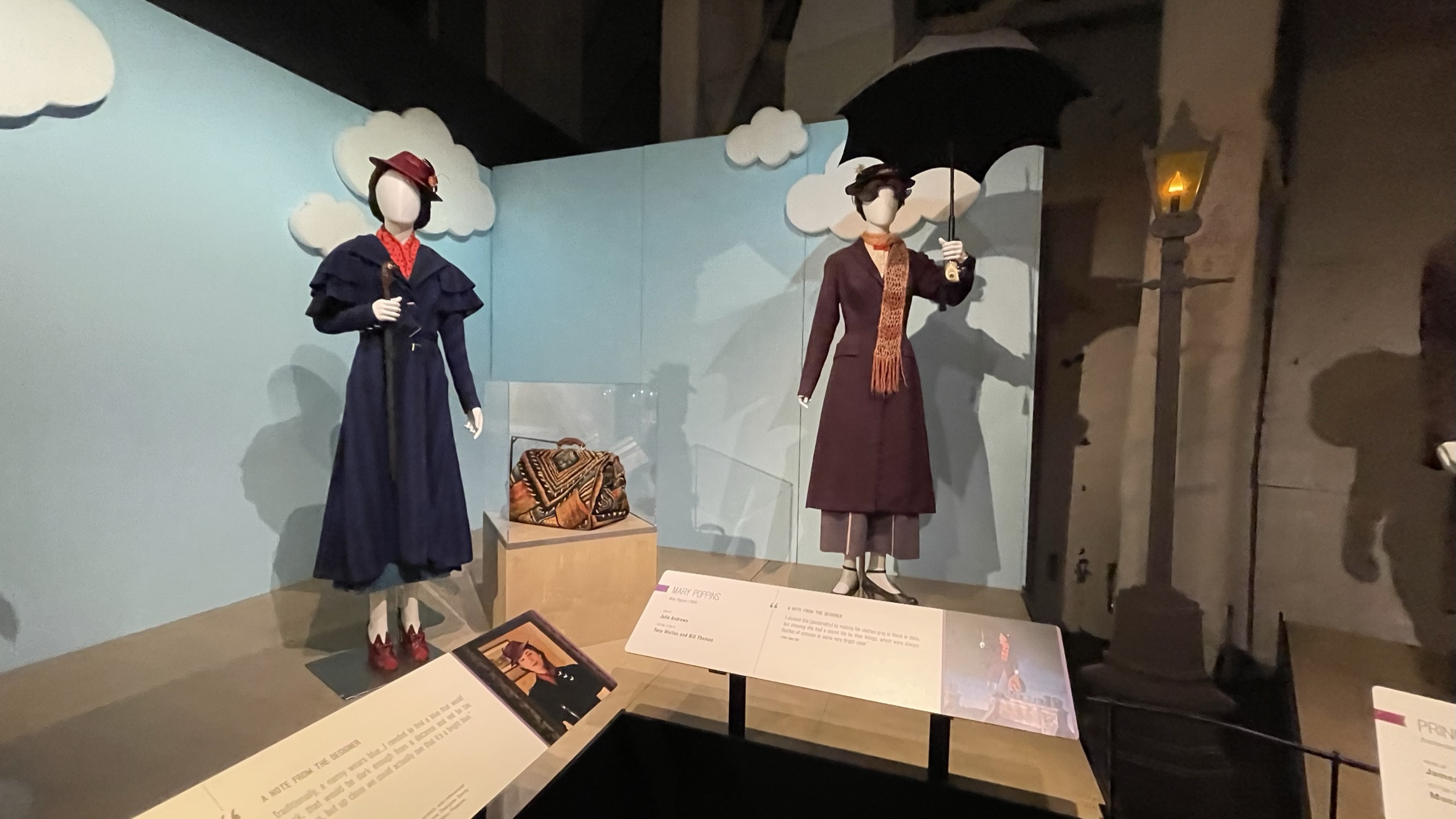 Disney Archives Disney Heroes & Villains: The Art of the Disney Costume including non other than Marry Poppins played by Julie Andrews