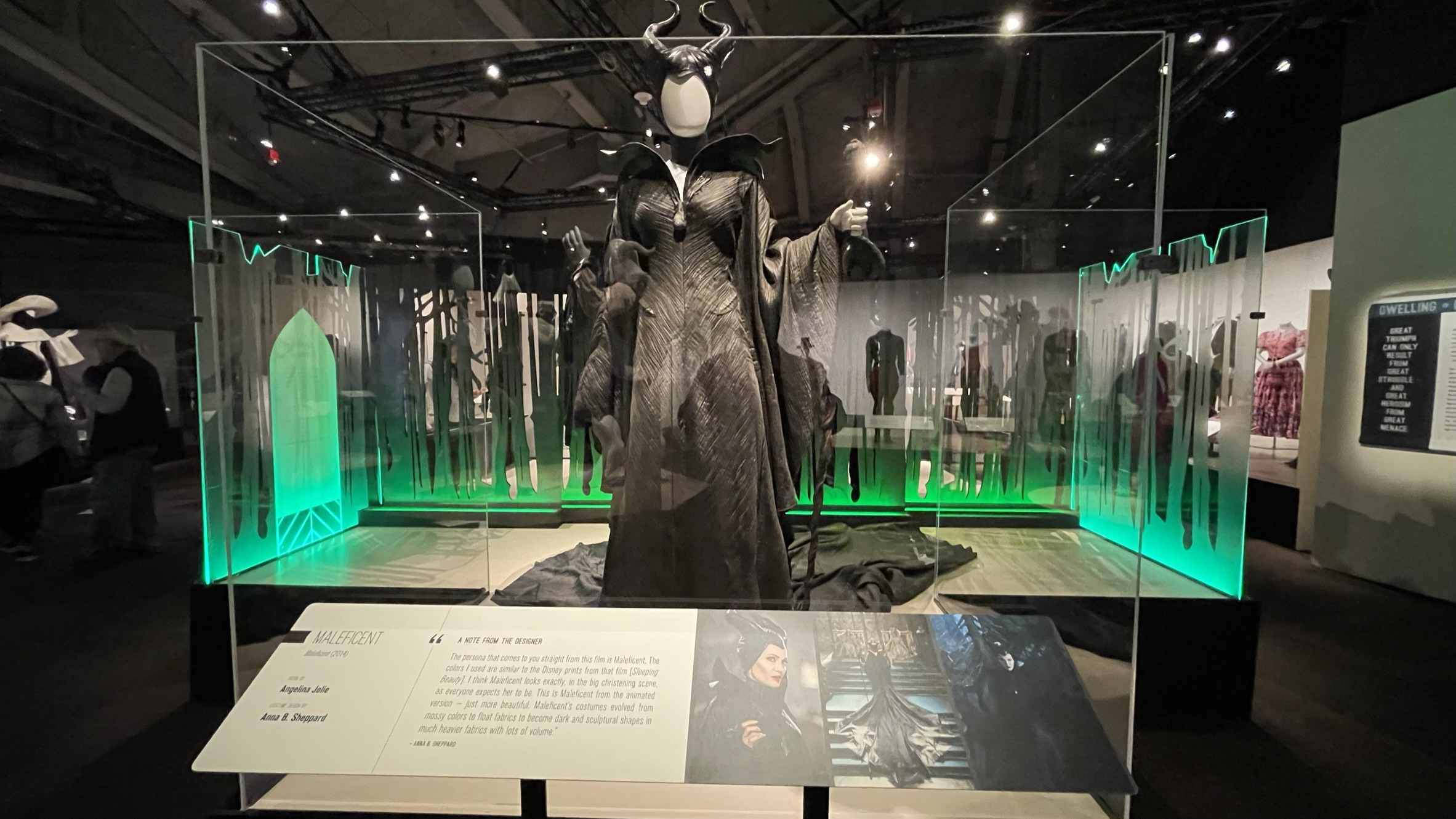 Disney Archives Disney Heroes & Villains: The Art of the Disney Costume worn by Angelina Jolie Maleficent