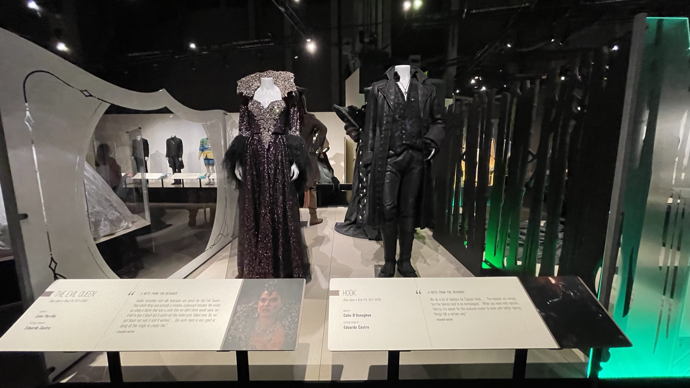 Disney Archives Disney Heroes & Villains: The Art of the Disney Costume The Evil Queen and Hook from Once Upon a Time