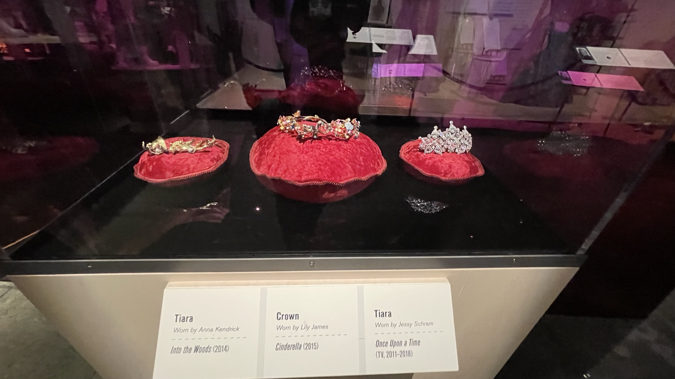 Disney Archives Disney Heroes & Villains 2 Tiara's and a Crown. Tiara from Into the Woods and Once Upon a Time, and the Crown from Cinderella 2015