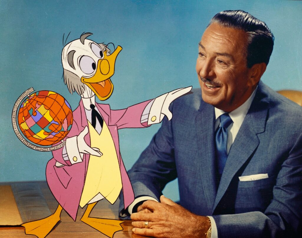 Walt Disney and Ludwig Von Drake
