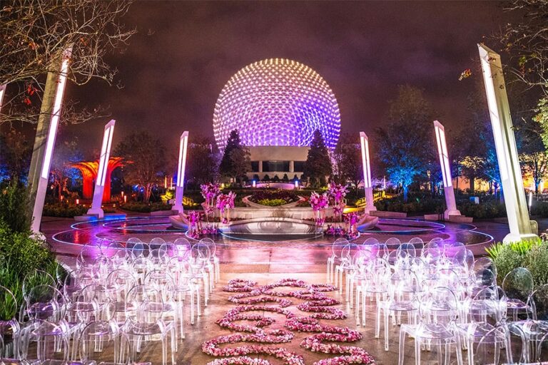 Dream-Worthy Princess Gowns Await at the New Spaceship Earth Wedding Venue