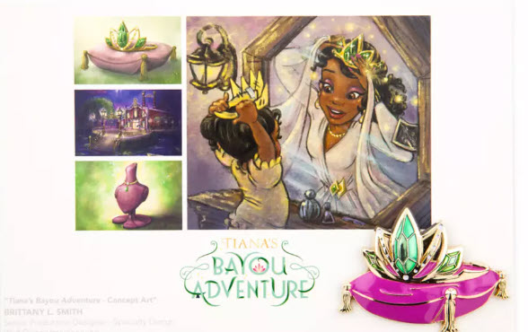 Tiana's Bayou Adventure Pin by Brittany L. Smith – Black History Month – Limited Release