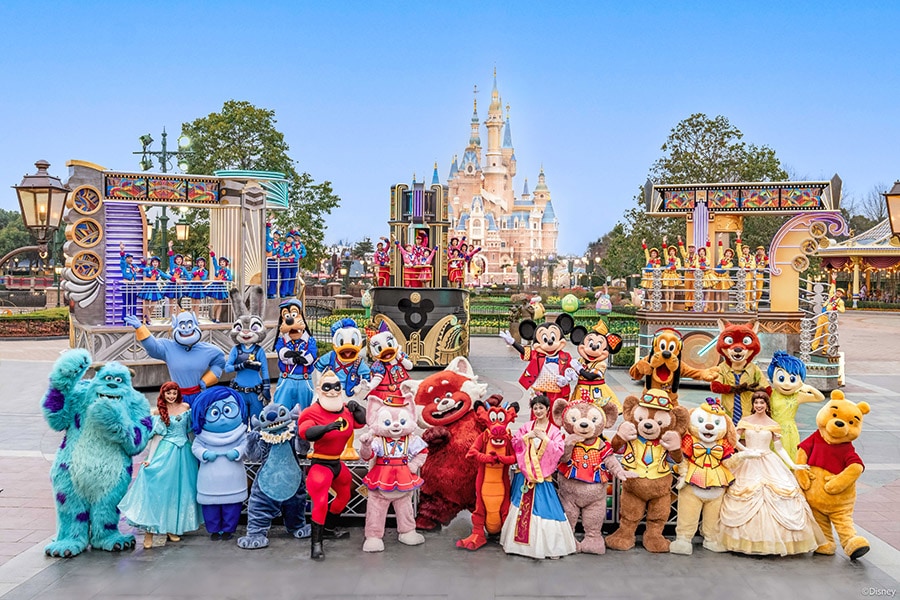 Disney Color-Fest: A Street Party! at Shanghai Disney Resort