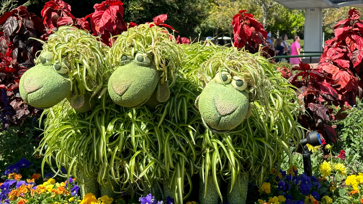 2024 Epcot Flower and Garden Festival Topiaries - Billy, Goat and Gruff