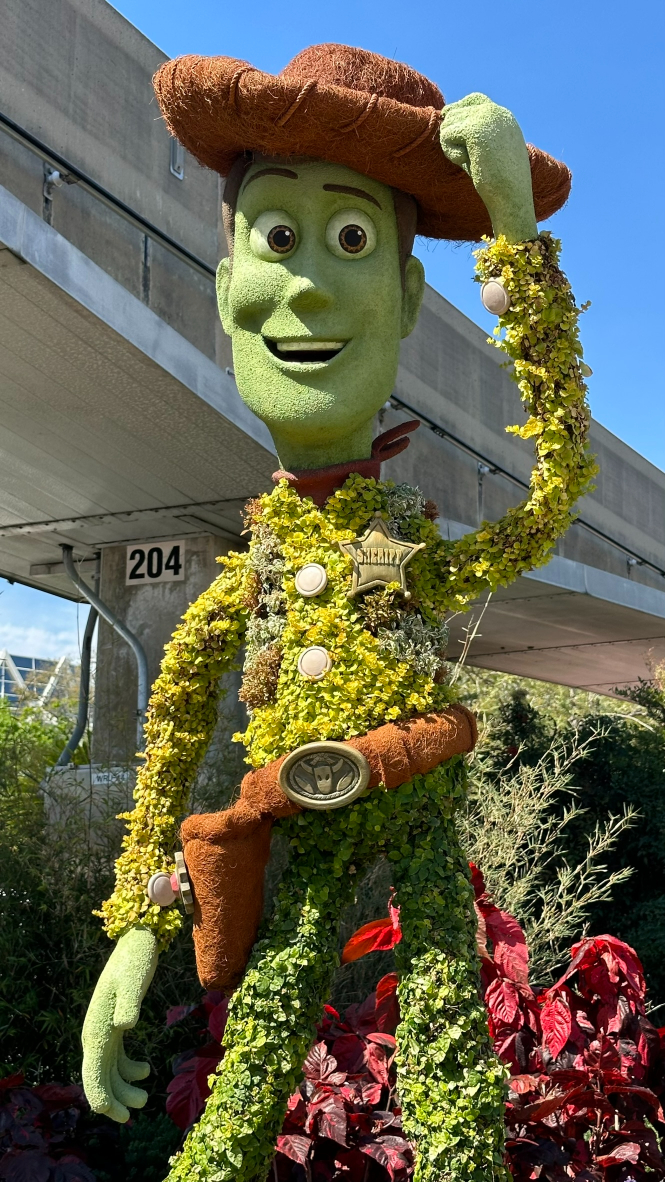 2024 Epcot Flower and Garden Festival Topiaries - Woody