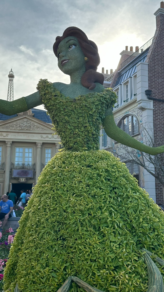 2024 Epcot Flower and Garden Festival Topiaries Belle