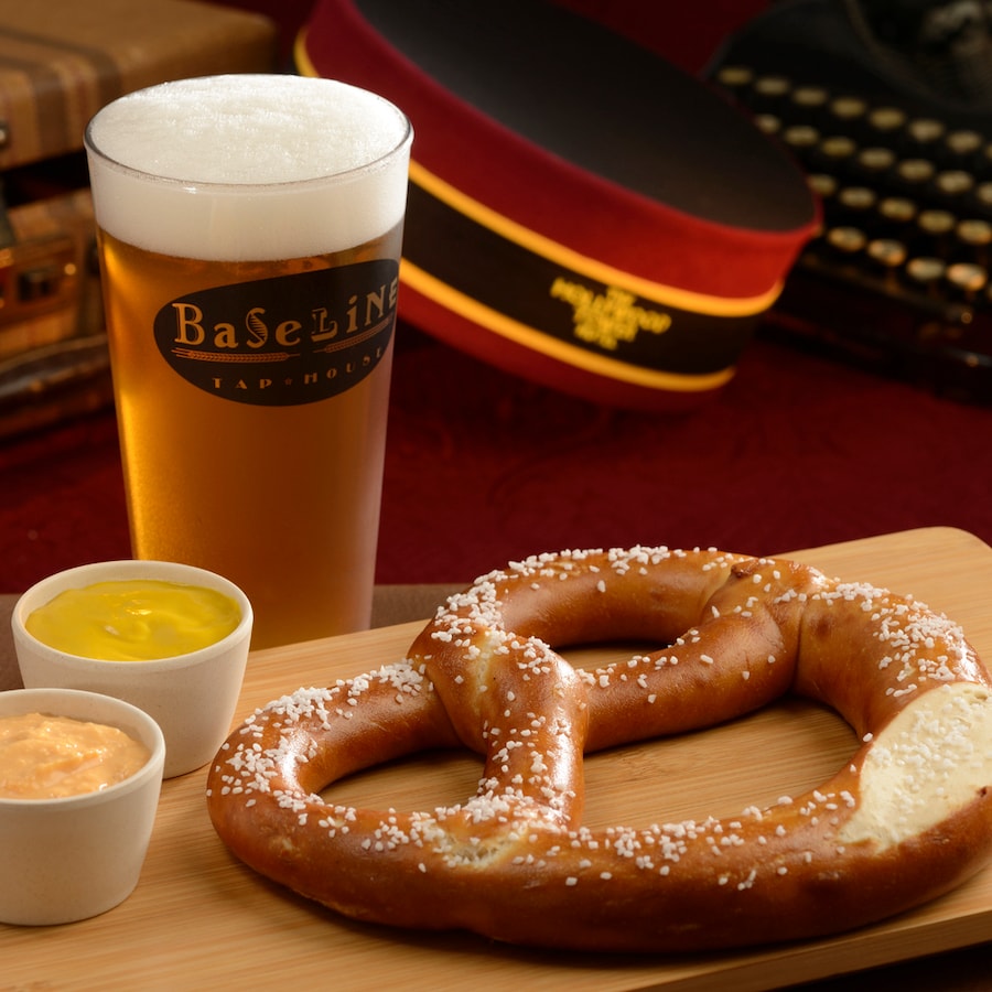 Bavarian Pretzel  at BaseLine Tap House at Disney’s Hollywood Studios 