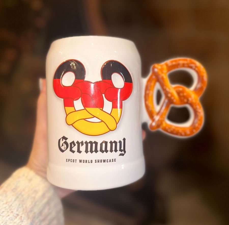 Pretzel Mug found at Walt Disney World Resort in EPCOT, Germany Pavilion