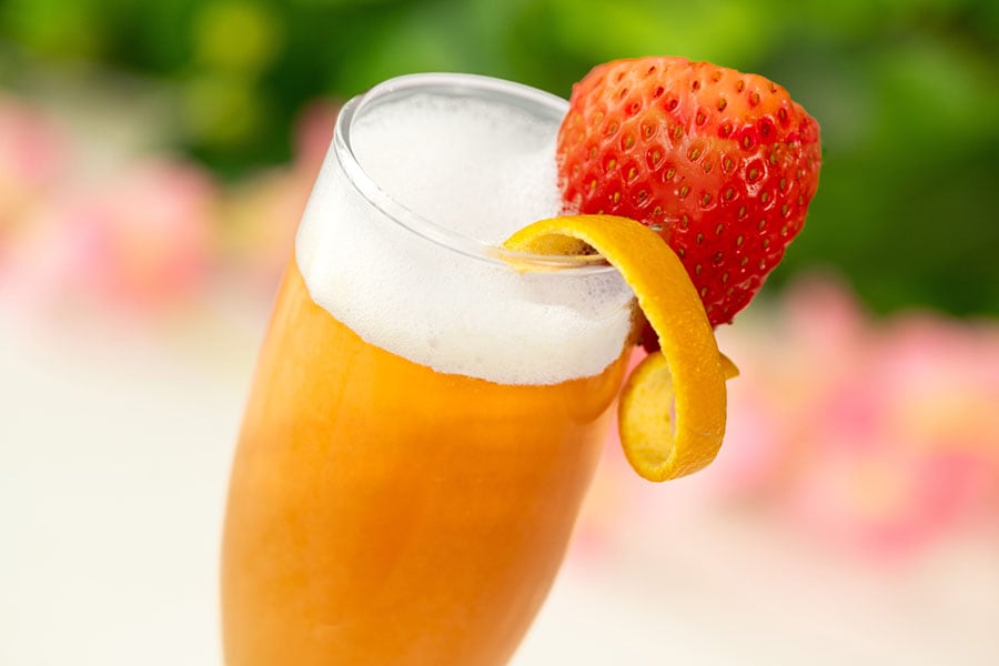 Strawberry-Orange Mimosa