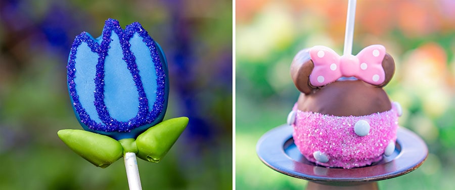 Tulip Cake Pop, Pink Minnie Caramel Apple