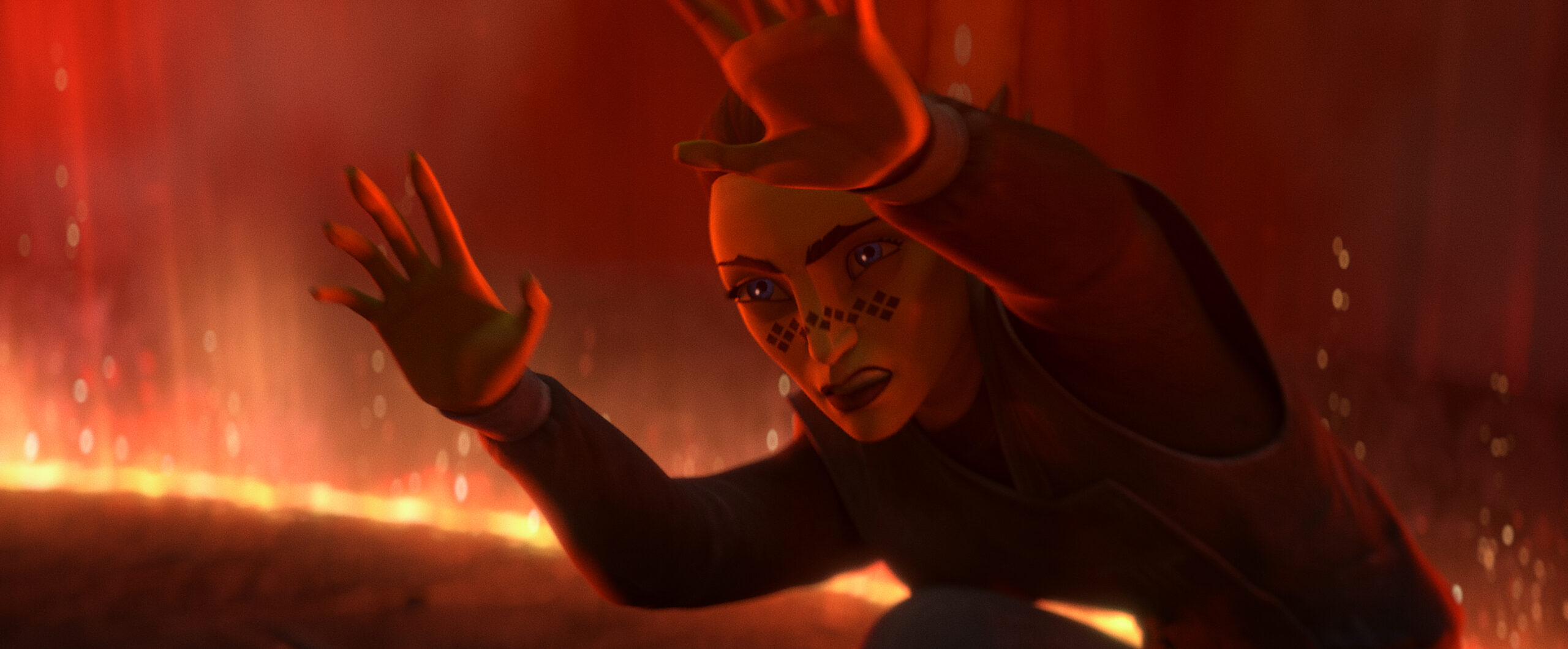 Barriss Offee in a scene from "STAR WARS: TALES OF THE EMPIRE", exclusively on Disney+. © 2024 Lucasfilm Ltd. & ™. All Rights Reserved.