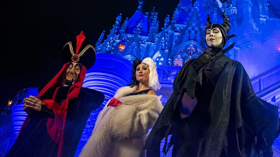 Villains at Mickey’s Not-So-Scary Halloween Party