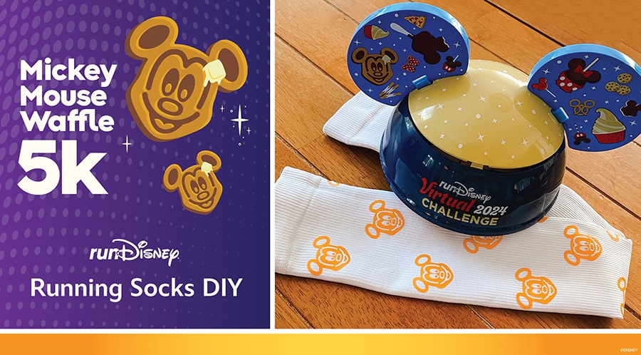 runDisney DIY running socks