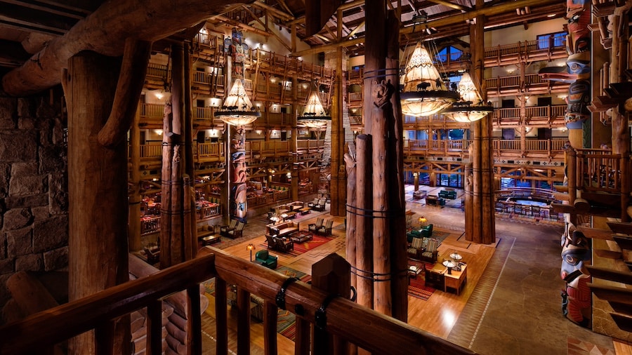 Disney's Wilderness Lodge lobby