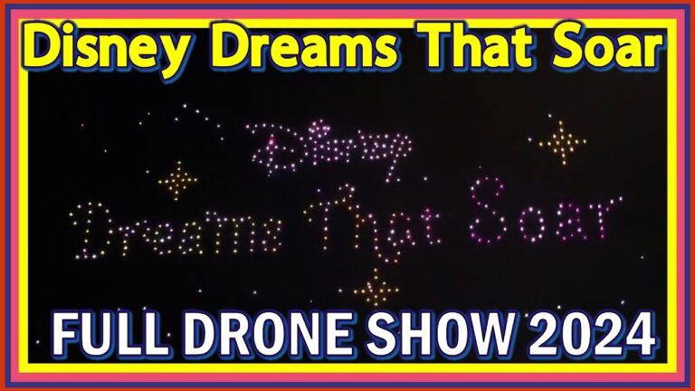“Disney Dreams That Soar Presented by AT&T” Nighttime Drone Show Takes Flight Above Disney Springs at Walt Disney World Resort