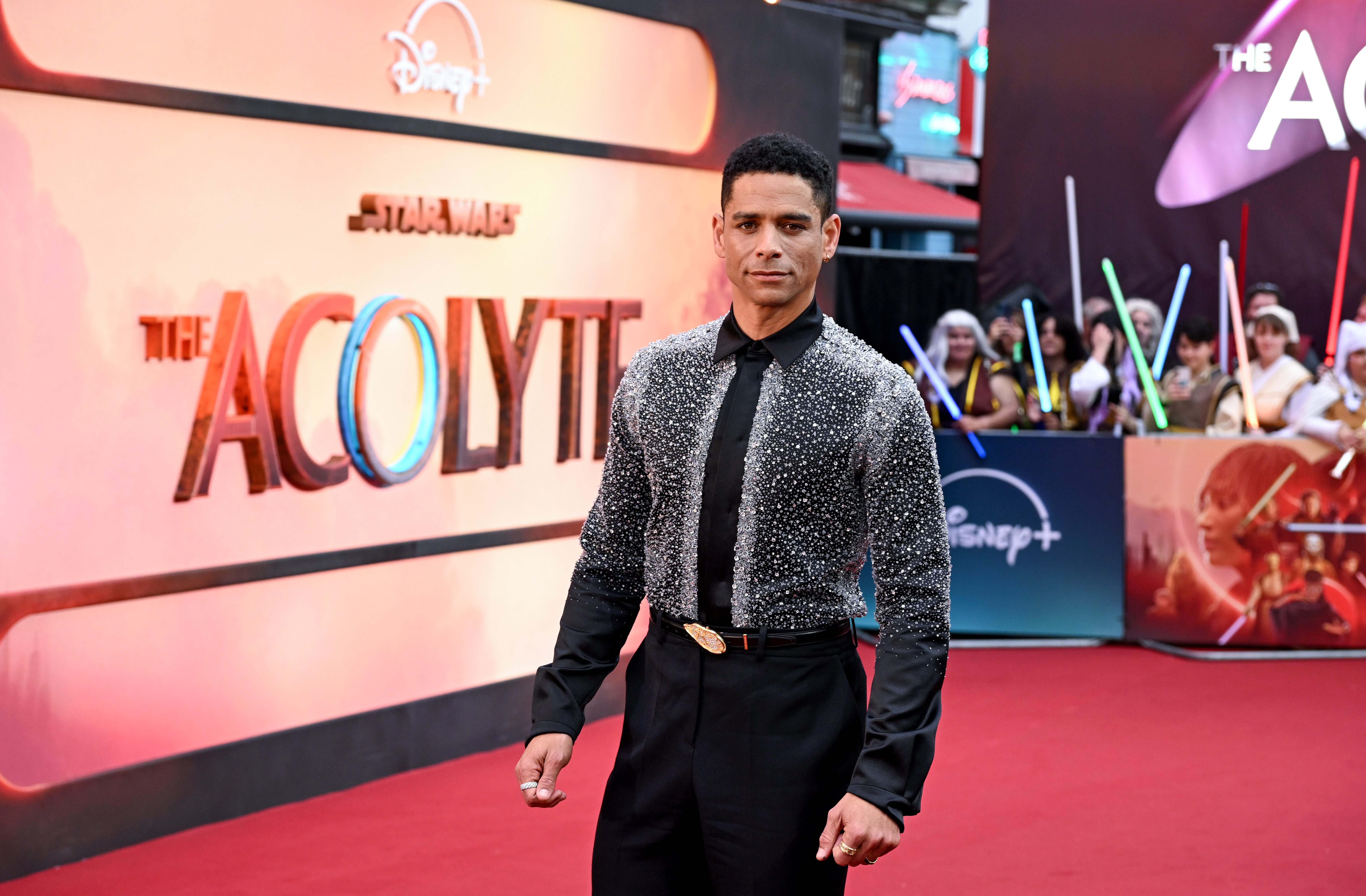Charlie Barnett attends the UK Premiere of Lucasfilm's 'The Acolyte' at Odeon Luxe Leicester Square in London, on May 28, 2024. (Photo by StillMoving.Net for Disney)
