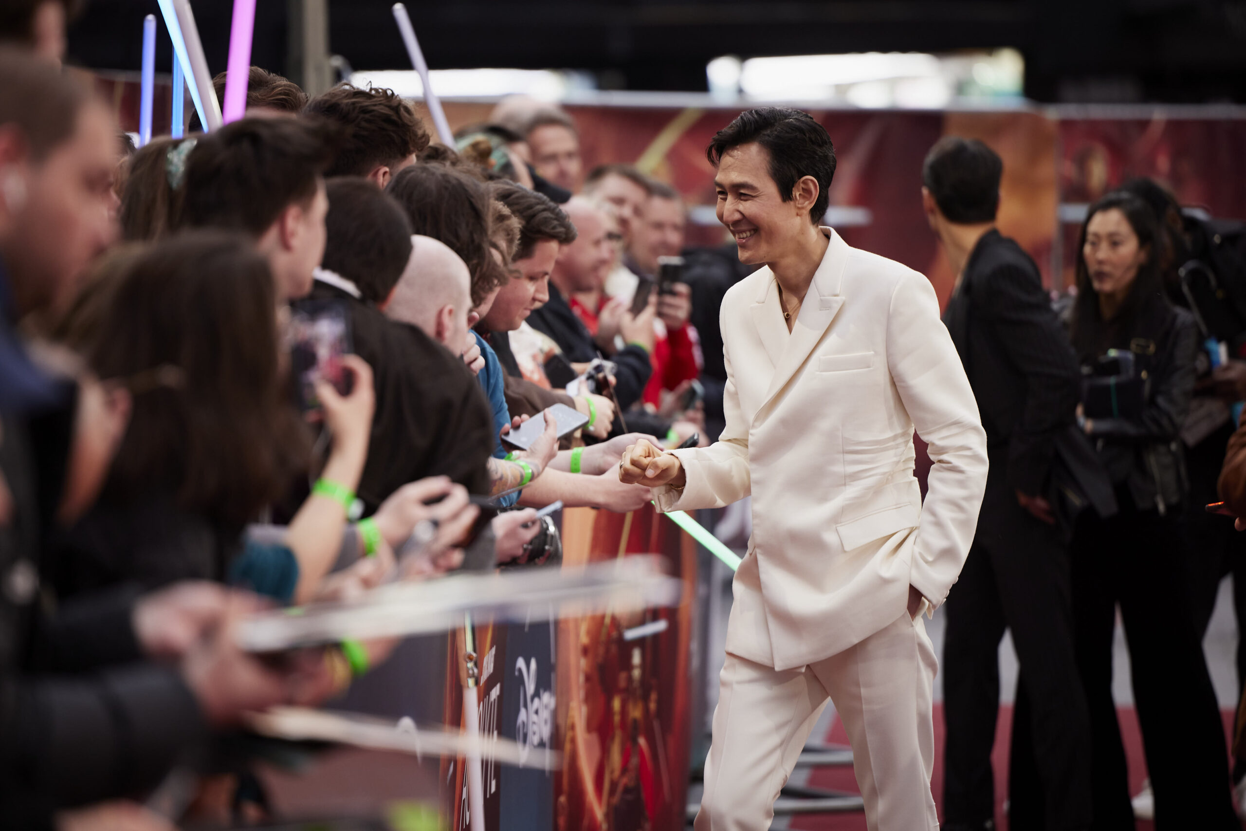 Lee Jeong-jae attends the UK Premiere of Lucasfilm's 'The Acolyte' at Odeon Luxe Leicester Square in London, on May 28, 2024. (Photo by StillMoving.Net for Disney)