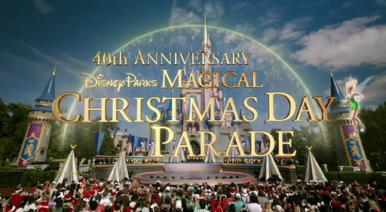 2023 Disney Parks Magical Christmas Day Parade 40th Anniversary