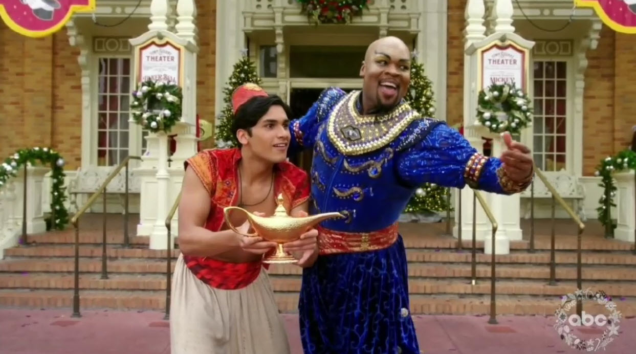 2023 Disney Parks Magical Christmas Day Parade 40th Anniversary Cast of Broadway's Aladdin