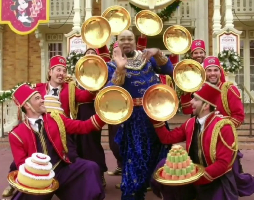 2023 Disney Parks Magical Christmas Day Parade 40th Anniversary Cast of Broadway's Aladdin