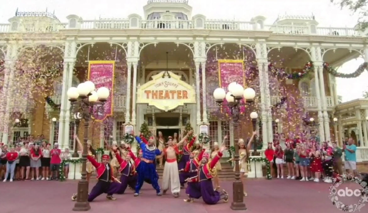 2023 Disney Parks Magical Christmas Day Parade 40th Anniversary Cast of Broadway's Aladdin