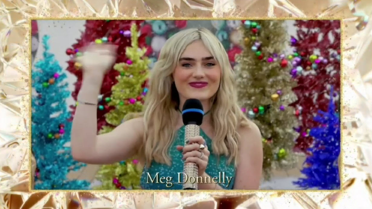 2023 Disney Parks Magical Christmas Day Parade 40th Anniversary Meg Donnelly