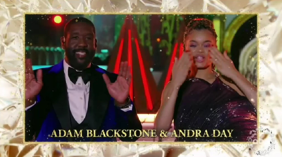 2023 Wonderful World of Disney Magical Holiday Celebration Adam Blackstone and Andra Day