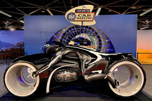 Walt Disney Archives Great Big Beautiful Car Show D23 2024 - Tron Lightcycle