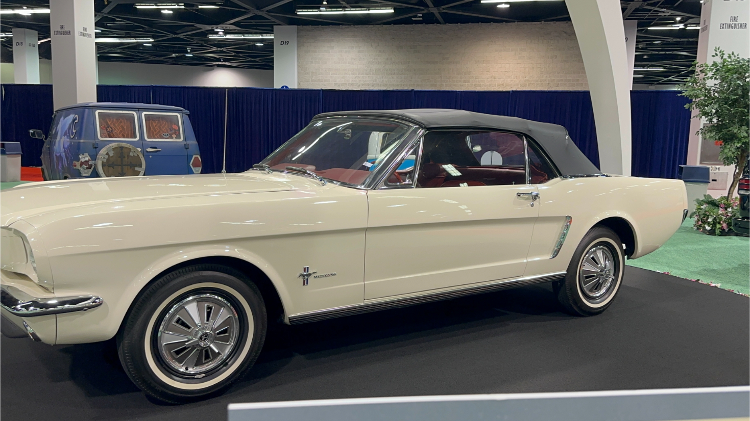 Walt Disney Archives Great Big Beautiful Car Show D23 2024 - 1965 Ford Mustang Convertible from 1964-65 World Fair Attraction Ford's Magic Skyway