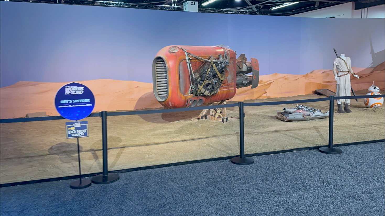 Walt Disney Archives Great Big Beautiful Car Show D23 2024 - Rey's Speeder from The Force Awakens