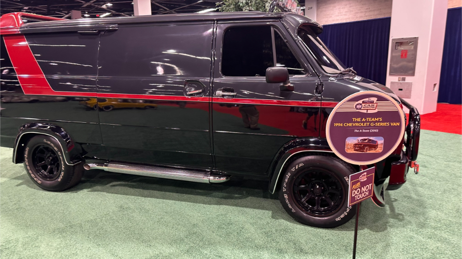 Walt Disney Archives Great Big Beautiful Car Show D23 2024 - The A-Team 1994 Chevrolet G-Series Van